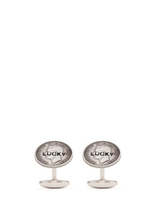 Main View - Click To Enlarge - PAUL SMITH - 'Lucky' coin cufflinks