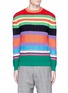 Main View - Click To Enlarge - PAUL SMITH - Stripe bouclé sweater