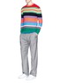 Figure View - Click To Enlarge - PAUL SMITH - Stripe bouclé sweater