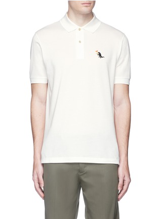 Main View - Click To Enlarge - PAUL SMITH - Dinosaur embroidered polo shirt