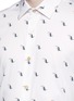 Detail View - Click To Enlarge - PAUL SMITH - Dinosaur fil coupé twill shirt