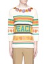 Main View - Click To Enlarge - PAUL SMITH - Floral print embroidered long sleeve T-shirt