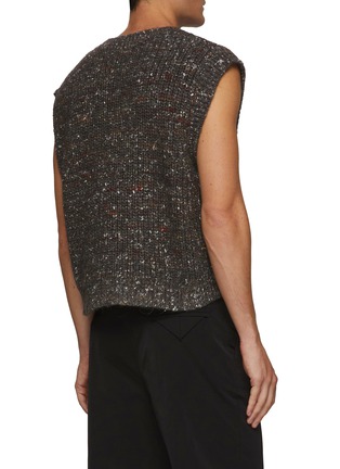 Back View - Click To Enlarge - KARMUEL YOUNG - Chunky melange knit vest
