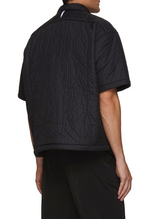 Back View - Click To Enlarge - KARMUEL YOUNG - Padded nylon cuboid overshirt