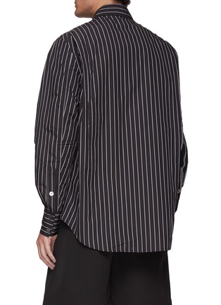 Back View - Click To Enlarge - FENG CHEN WANG - RELAXED FIT STRIPED LONG SLEEVE SHIRT