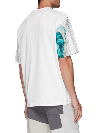 Back View - Click To Enlarge - FENG CHEN WANG - PIAGGIO LANDSCAPE GRAPHIC PRINT T-SHIRT