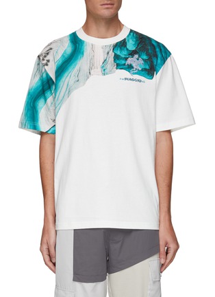 Main View - Click To Enlarge - FENG CHEN WANG - PIAGGIO LANDSCAPE GRAPHIC PRINT T-SHIRT