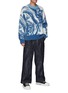 Figure View - Click To Enlarge - FENG CHEN WANG - MARBLE INTARSIA CREWNECK KNIT SWEATER