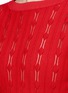 Detail View - Click To Enlarge - ALAÏA - 'Bossa Nova' dot stripe knit dress