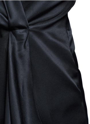 Detail View - Click To Enlarge - VICTORIA BECKHAM - Ruched strap sleeveless wrap top