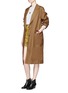 Figure View - Click To Enlarge - ISABEL MARANT ÉTOILE - 'Idony' oversized cotton-linen gabardine coat
