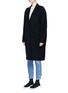 Front View - Click To Enlarge - ACNE STUDIOS - 'Avalon' double faced cashmere-wool melton coat