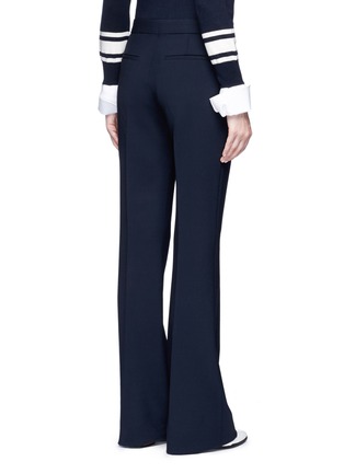 Back View - Click To Enlarge - VICTORIA, VICTORIA BECKHAM - 'Victoria' wool flared pants