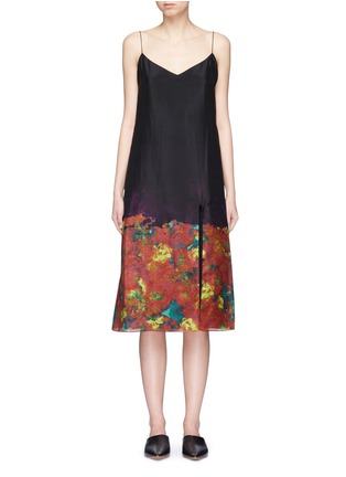 Main View - Click To Enlarge - ACNE STUDIOS - Sea flower print silk camisole dress