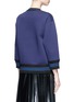 Back View - Click To Enlarge - GUCCI - 'GucciGhost' crystal appliqué bonded jersey sweatshirt