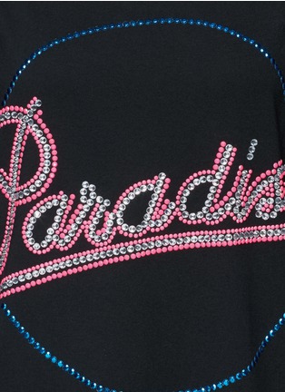 Detail View - Click To Enlarge - MARC JACOBS - 'Paradise' strass embellished T-shirt