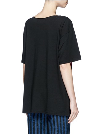 Back View - Click To Enlarge - MARC JACOBS - 'Paradise' strass embellished T-shirt