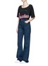 Figure View - Click To Enlarge - MARC JACOBS - 'Paradise' strass embellished T-shirt