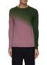 Main View - Click To Enlarge - DREYDEN - Diagonal Dip Dye Cashmere Sweater
