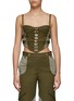DION LEE - Lace accent bustier top