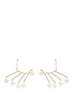 Main View - Click To Enlarge - TASAKI - 'Mobile Star' diamond 18k gold bar fringe drop earrings