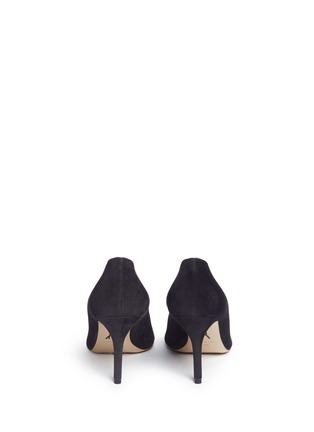 Back View - Click To Enlarge - PAUL ANDREW - 'Kimura' Swarovski crystal pavé ball suede pumps