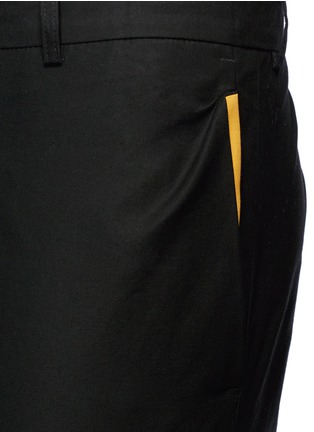 Detail View - Click To Enlarge - 73119 - Raised pocket cotton pants