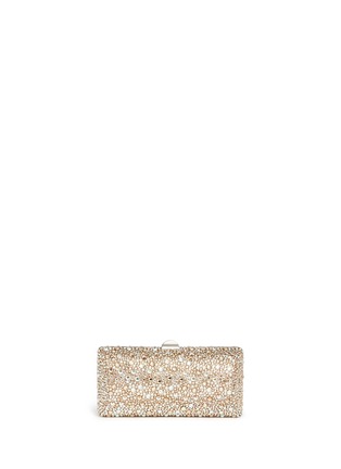 Detail View - Click To Enlarge - RODO - 'Tube' crystal pavé clutch