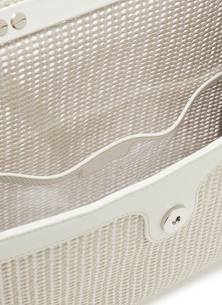 Detail View - Click To Enlarge - RODO - Paris' Straw Mesh Shoulder Bag
