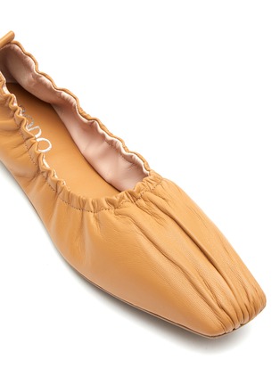 Detail View - Click To Enlarge - RODO - LAMB LEATHER BALLERINA FLATS