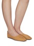 Figure View - Click To Enlarge - RODO - LAMB LEATHER BALLERINA FLATS