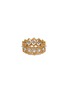 Main View - Click To Enlarge - BUCCELLATI - ‘ETERNELLE ROMBI’ Diamond 18K YELLOW WHITE GOLD RING