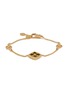 Main View - Click To Enlarge - BUCCELLATI - ‘OPERA TULLE’ GREEN ENAMEL MOTIF 18K YELLOW GOLD Bracelet