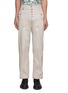 Main View - Click To Enlarge - PRIVATE POLICY - Patchwork D-ring detail straight leg jeans