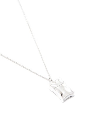 Detail View - Click To Enlarge - HATTON LABS - ‘Ciggie Box’ Silver Pendant Necklace