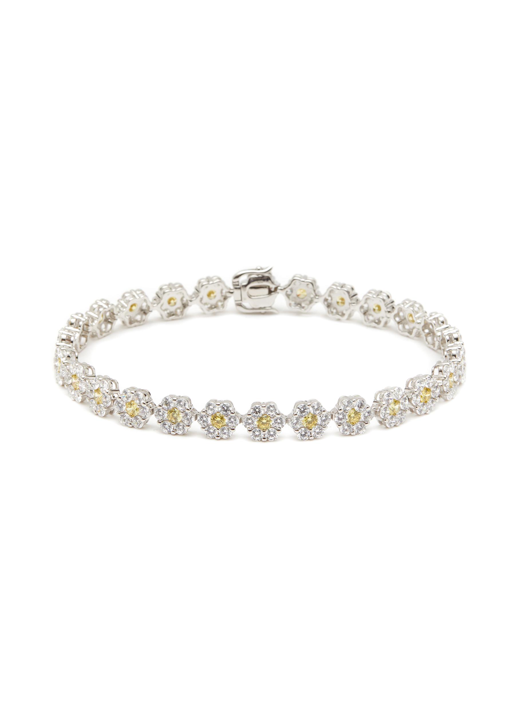 daisy diamond bracelet