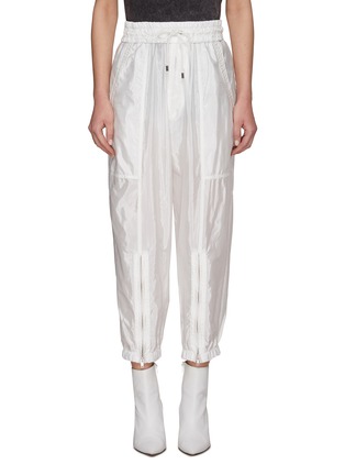 Main View - Click To Enlarge - ISABEL MARANT - Lahore' Sporty Silk Cropped Pants