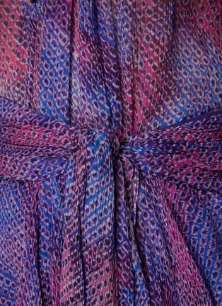  - ISABEL MARANT - Atoria' Gradient Coloured Silk-Chiffon Mini Skirt