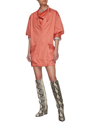Figure View - Click To Enlarge - ISABEL MARANT - Friso' Cowl Neck Dress