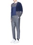 Figure View - Click To Enlarge - COVERT - Virgin wool blend jogging pants