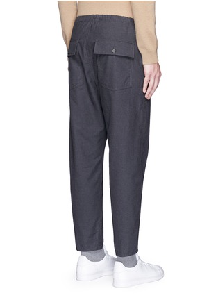Back View - Click To Enlarge - COVERT - Cotton hopsack chinos