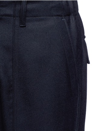 Detail View - Click To Enlarge - COVERT - 'Fadiegue' virgin wool twill pants