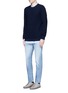 Figure View - Click To Enlarge - COVERT - Button side virgin wool sweater