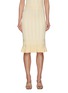 Main View - Click To Enlarge - CRUSH COLLECTION - FLARED RIB KNIT SKIRT