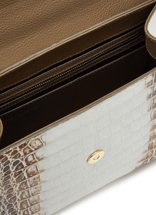 Detail View - Click To Enlarge - MARIA OLIVER - Michelle' Gradient Crocodile Leather Bag
