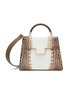 Main View - Click To Enlarge - MARIA OLIVER - Michelle' Gradient Crocodile Leather Bag