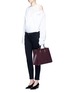Figure View - Click To Enlarge - STRATHBERRY - 'The Strathberry' calfskin leather tote