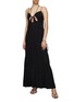 Figure View - Click To Enlarge - SIMKHAI - ‘Lina' chest cutout crinkled maxi dress
