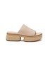 Main View - Click To Enlarge - GABRIELA HEARST - ‘MYRA’ LEATHER PLATFORM SANDALS
