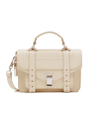 Main View - Click To Enlarge - PROENZA SCHOULER - ‘PS1' Tiny Top Flap Leather Messenger Bag